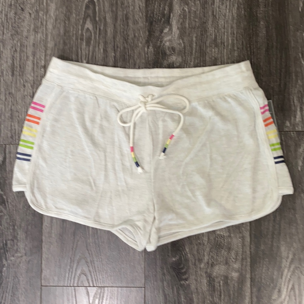 Stripe printed shorts